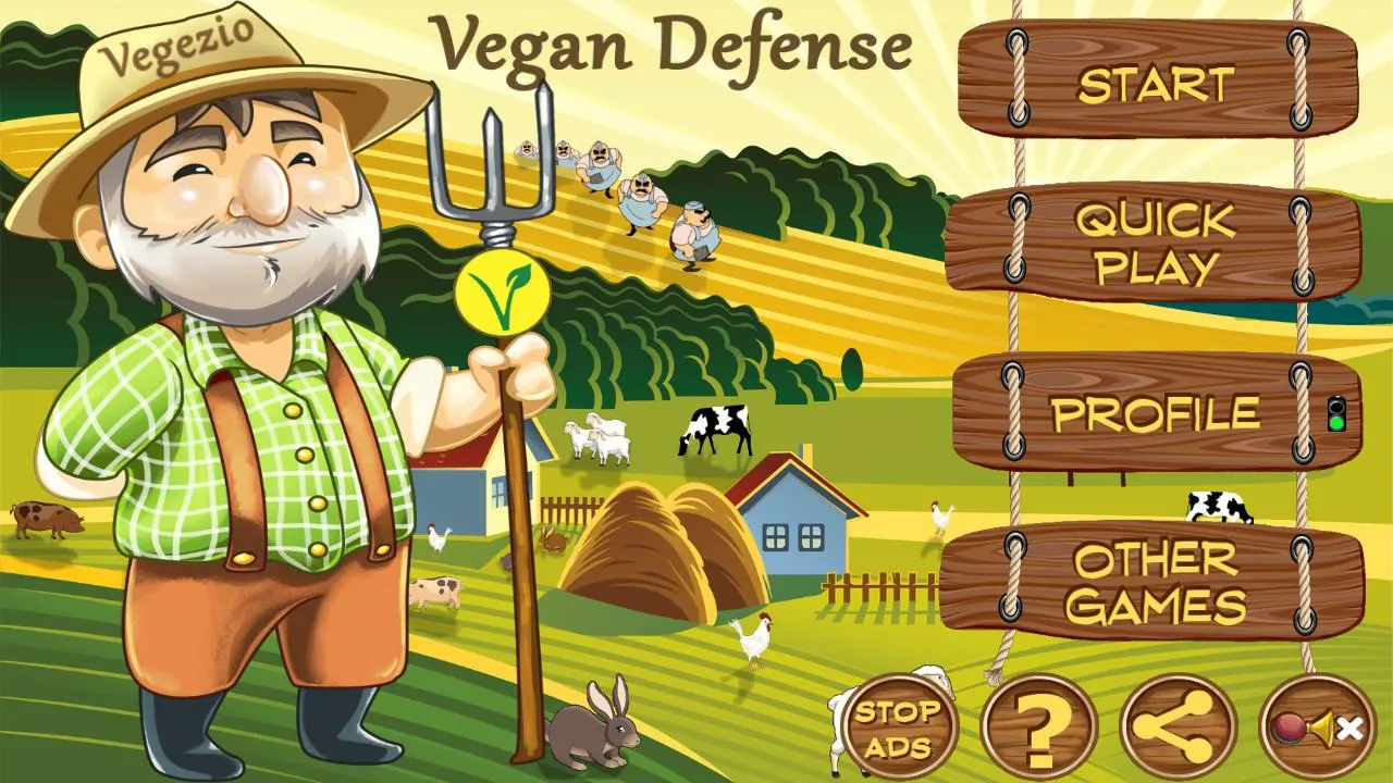 Vegan Defense | Indus Appstore | Screenshot