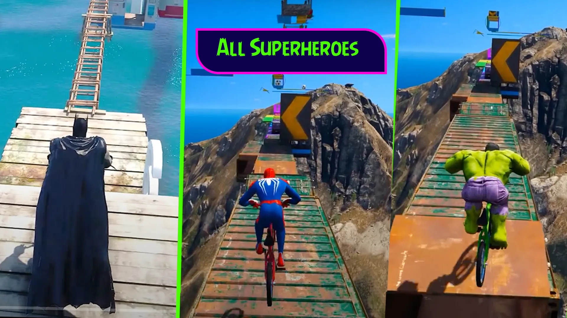 Superhero BMX Cycle Race | Indus Appstore | Screenshot