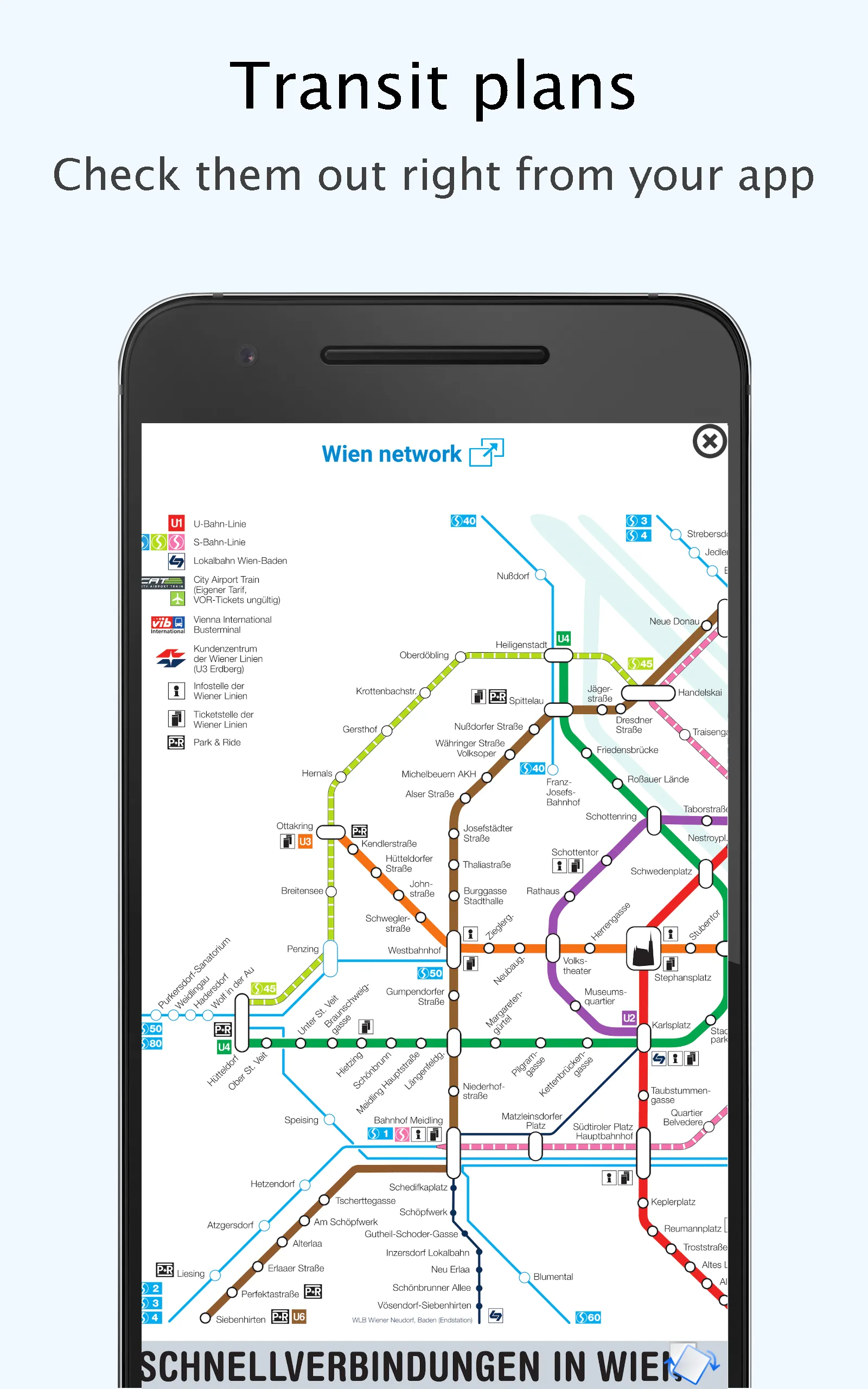 Wien / Vienna Public Transport | Indus Appstore | Screenshot