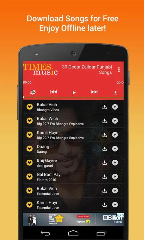 30 Geeta Zaildar Punjabi Songs | Indus Appstore | Screenshot