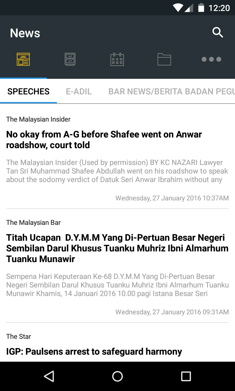 MALAYSIAN BAR | Indus Appstore | Screenshot