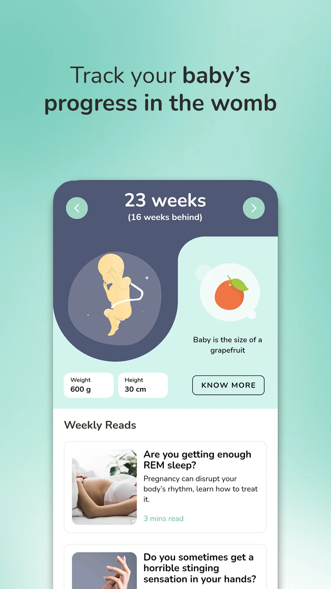 iMumz - Pregnancy & Parenting | Indus Appstore | Screenshot
