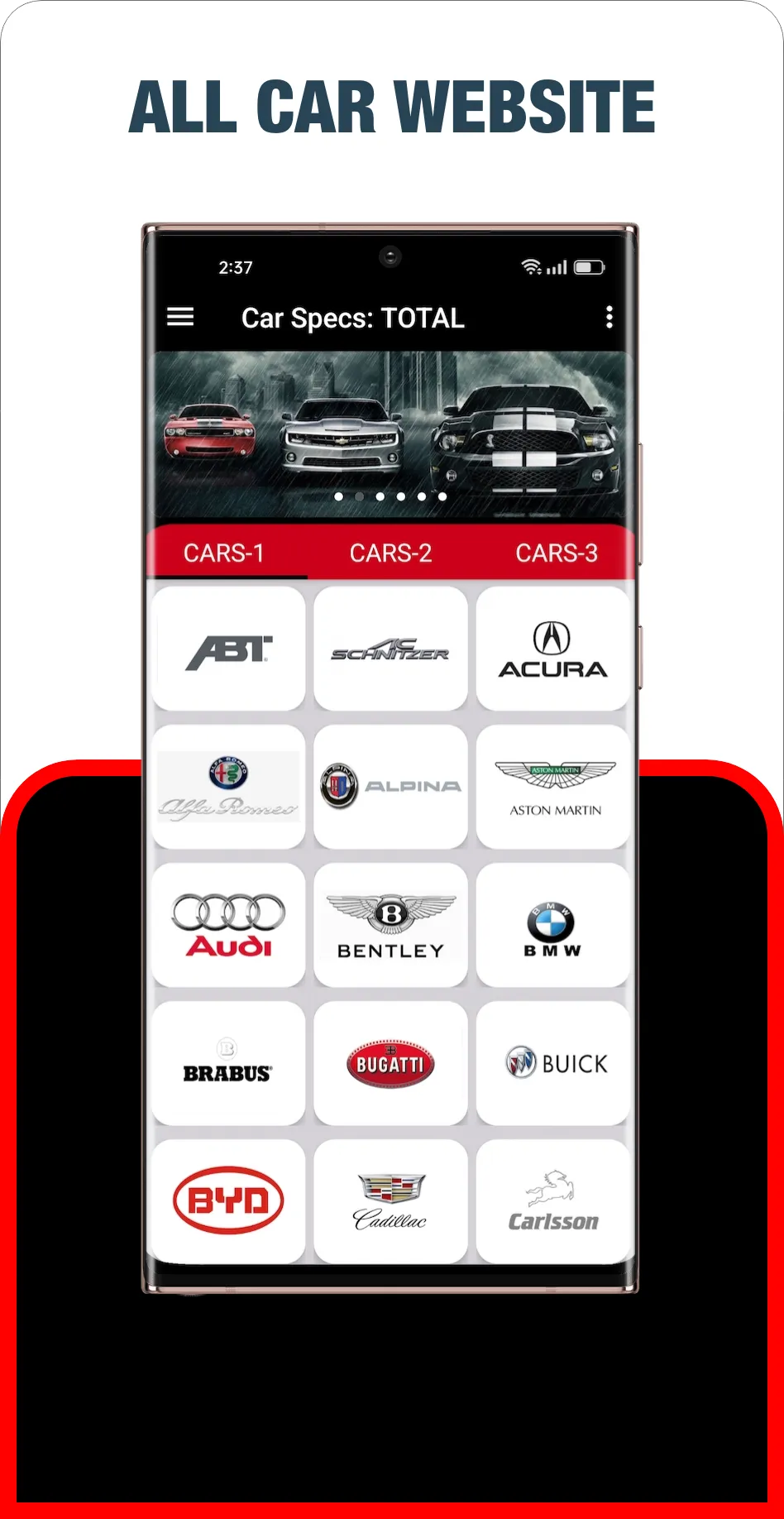 Car Specs: TOTAL | Indus Appstore | Screenshot