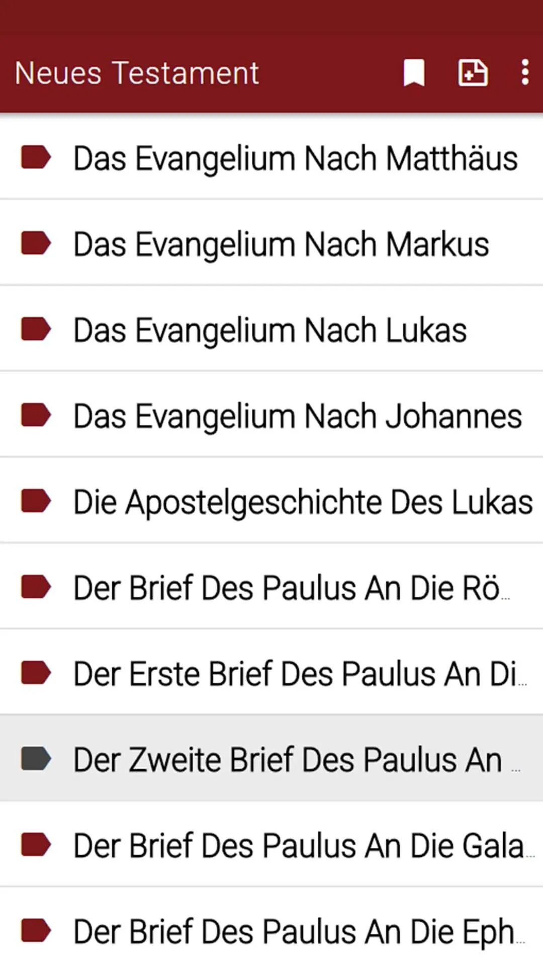 Bibel Neues Testament | Indus Appstore | Screenshot