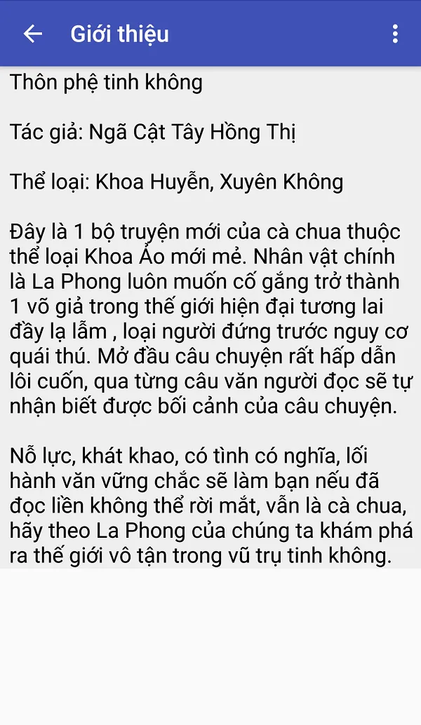 Thon phe tinh khong offline | Indus Appstore | Screenshot