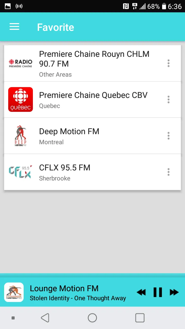 Radio Quebec | Indus Appstore | Screenshot