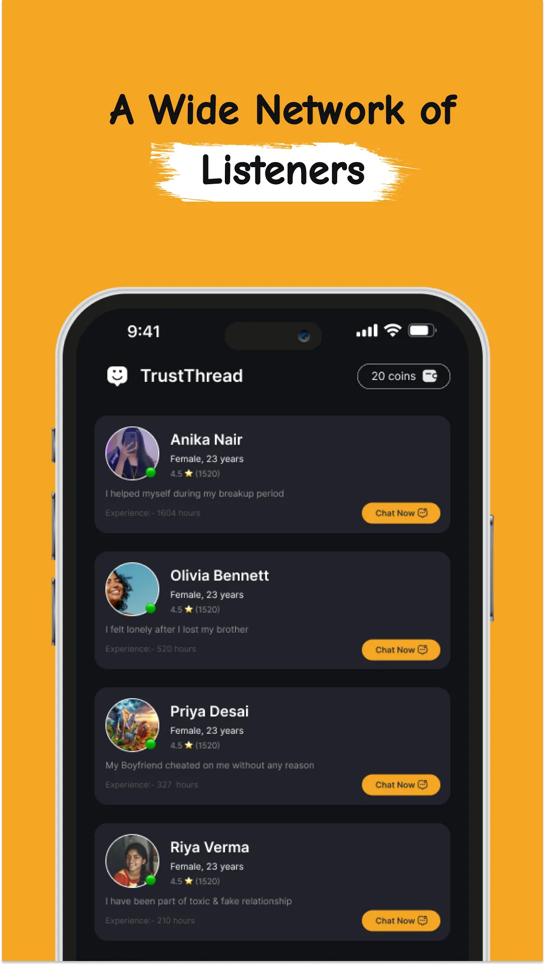 Trust Thread : Emotional Help | Indus Appstore | Screenshot