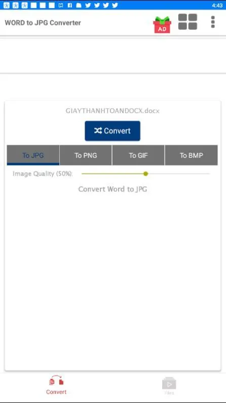 WORD to JPG Converter | Indus Appstore | Screenshot