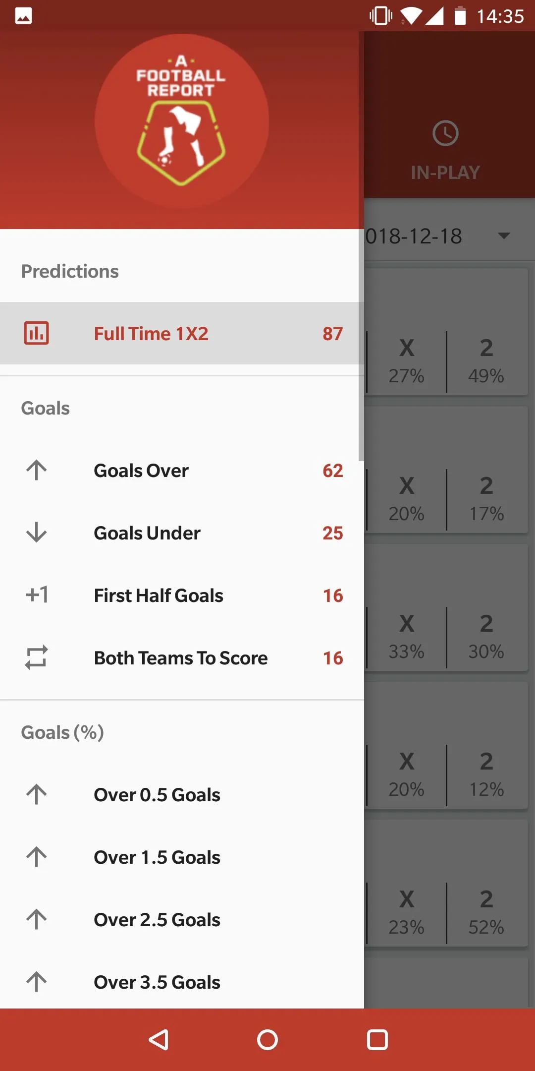 Football Tips & Stats - AFR | Indus Appstore | Screenshot