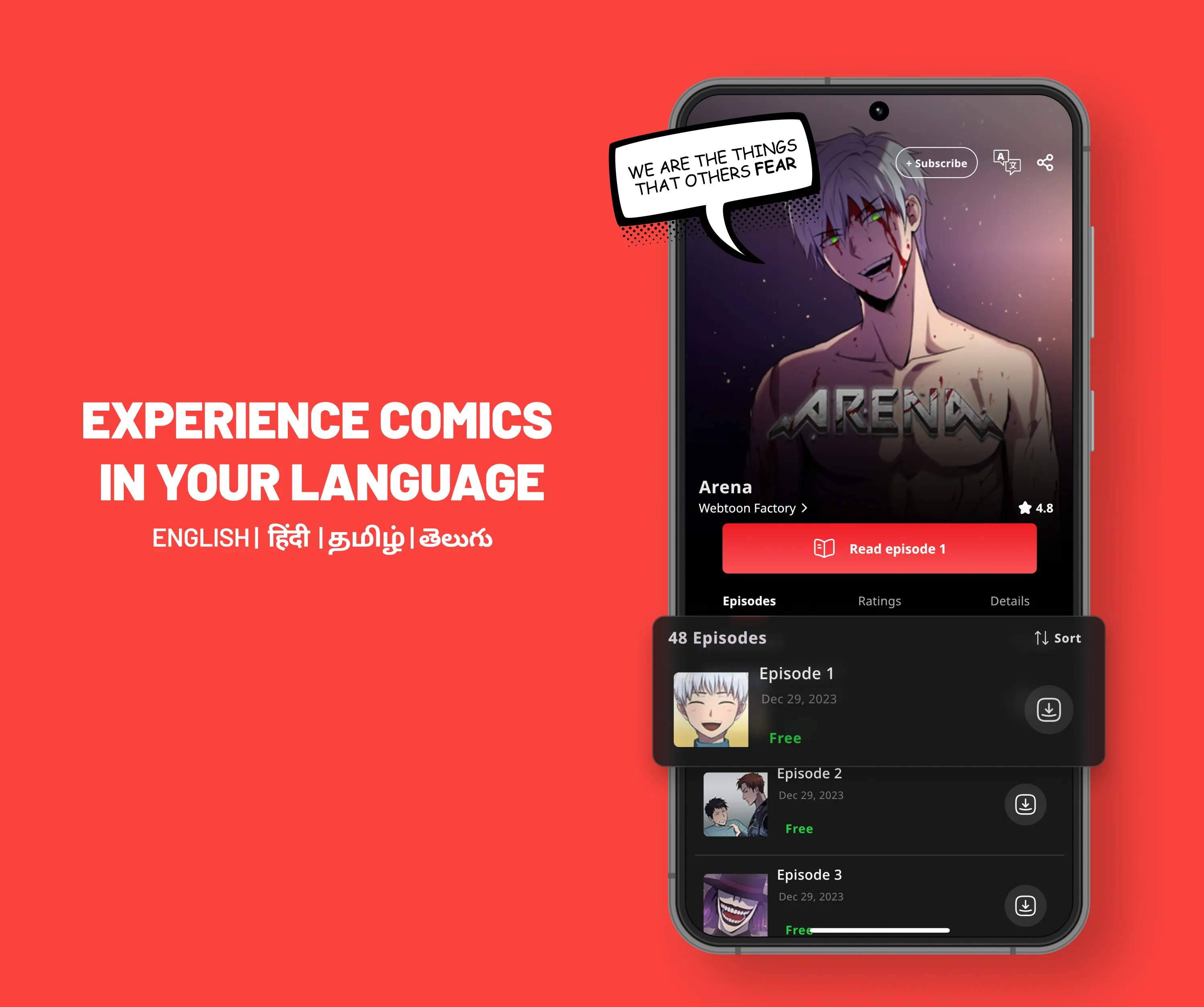 Toonsutra: Webtoon & Comics | Indus Appstore | Screenshot