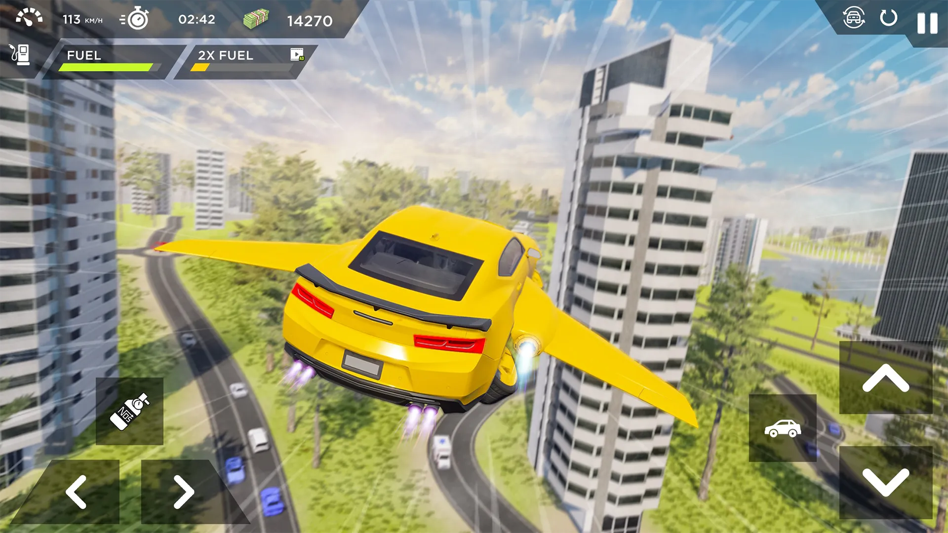 Real Sports Flying Car 3d | Indus Appstore | Screenshot