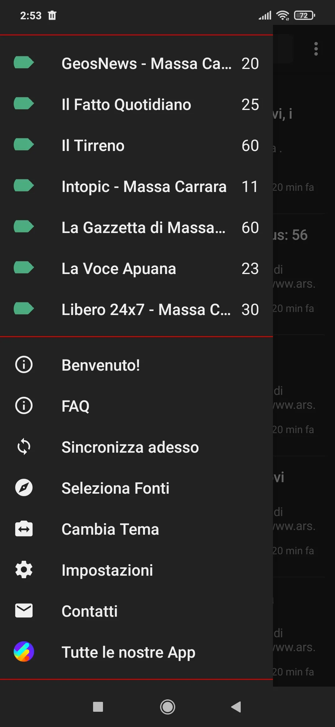 Massa Carrara notizie | Indus Appstore | Screenshot