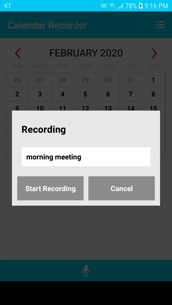 Simple Voice Recorder, Calenda | Indus Appstore | Screenshot