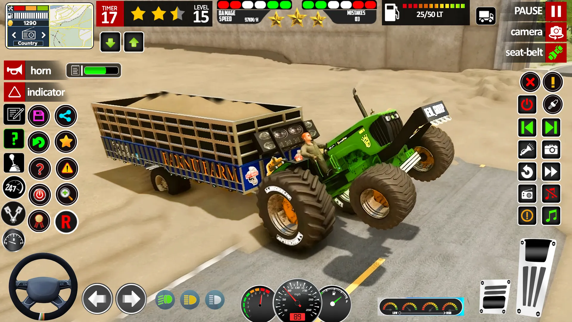 Indian Tractor Games Simulator | Indus Appstore | Screenshot