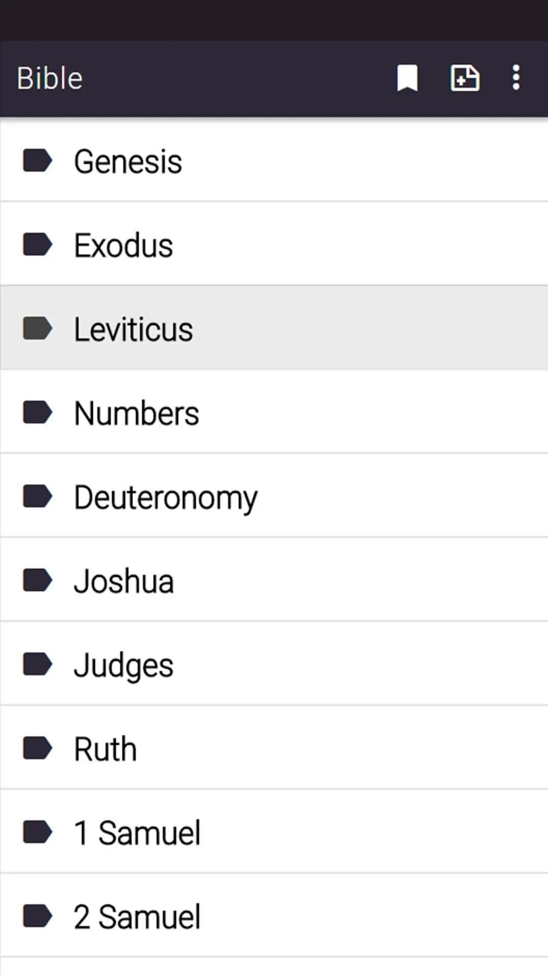 Bible book in English | Indus Appstore | Screenshot