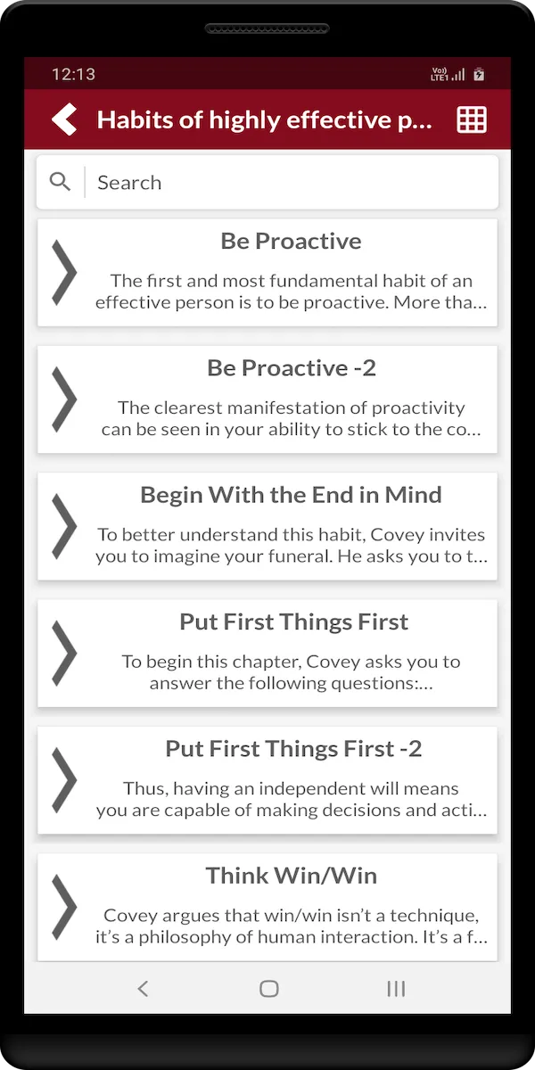 Habits of highly effective peo | Indus Appstore | Screenshot