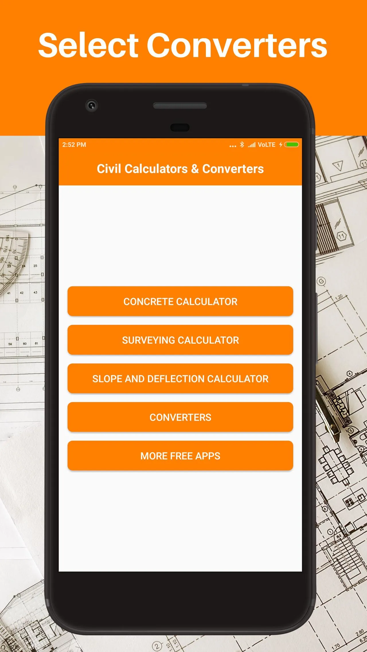 Civil Calculators & Converters | Indus Appstore | Screenshot