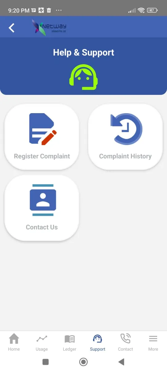 Netway Connect Customer App | Indus Appstore | Screenshot