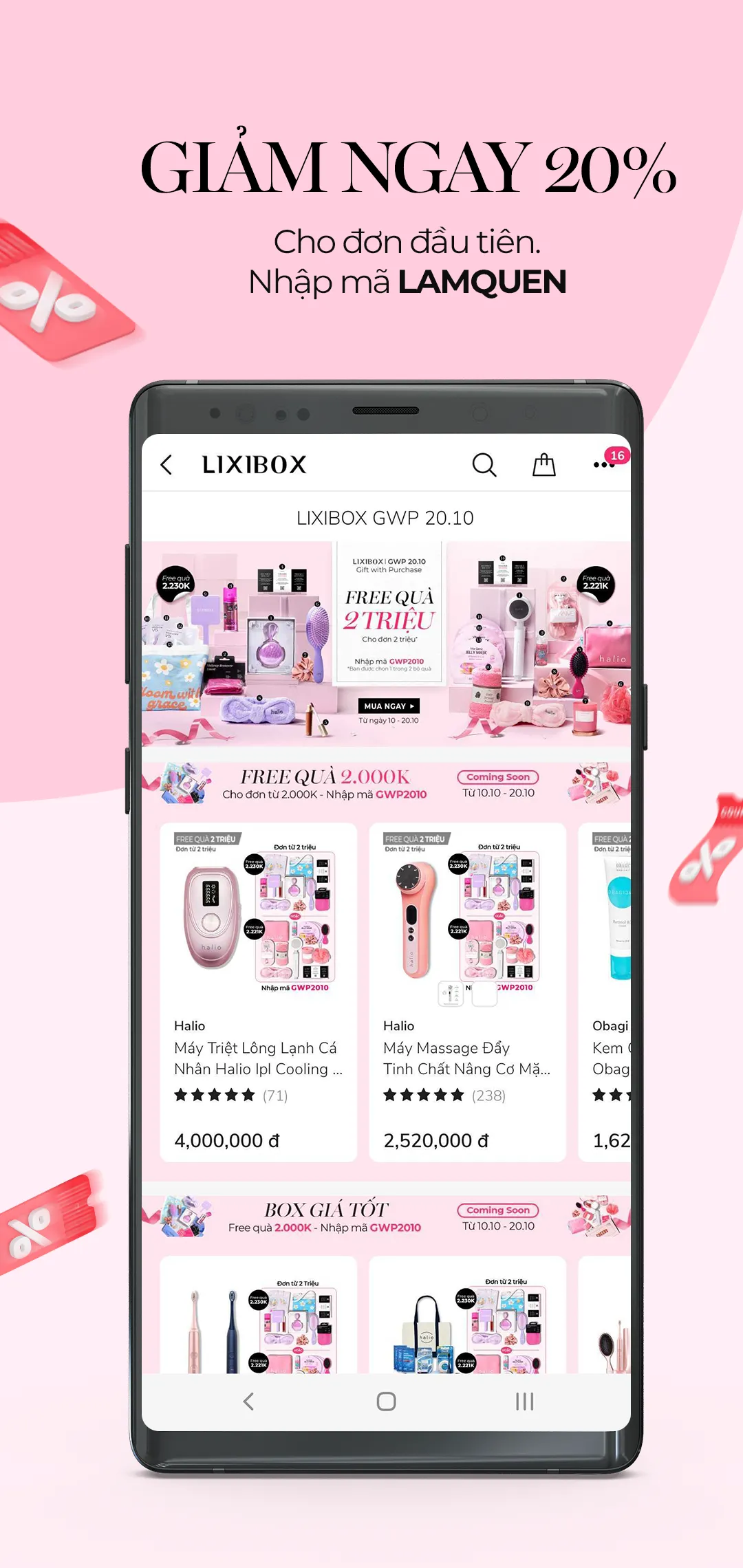 Lixibox 9.9 Siêu Mua Sắm | Indus Appstore | Screenshot