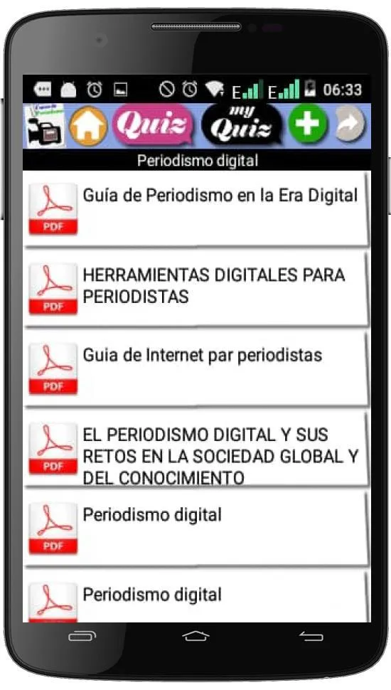 CURSO DE PERIODISMO | Indus Appstore | Screenshot