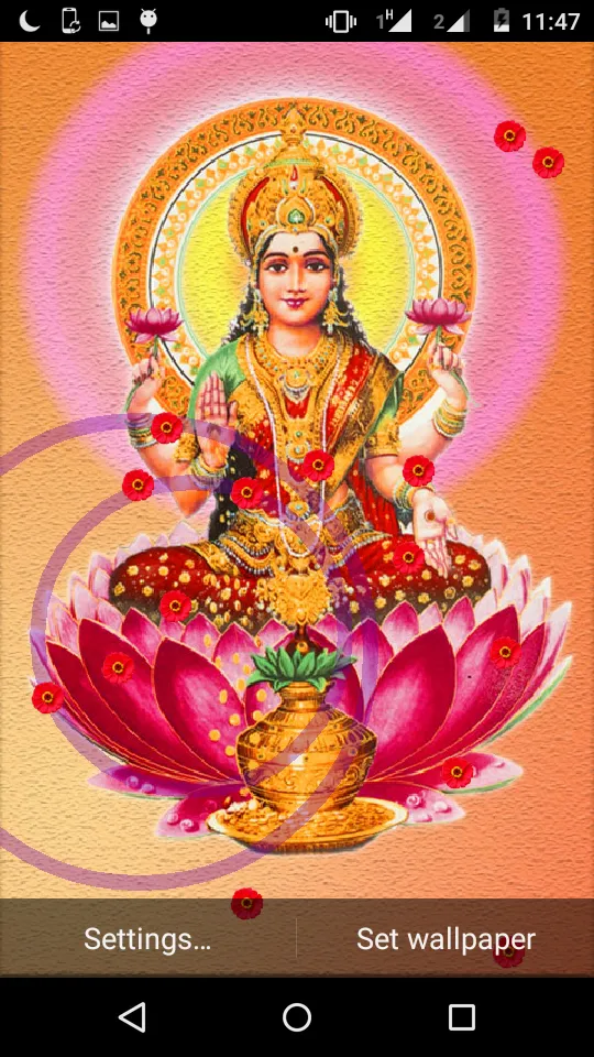 Lakshmi Mata Live Wallpaper | Indus Appstore | Screenshot