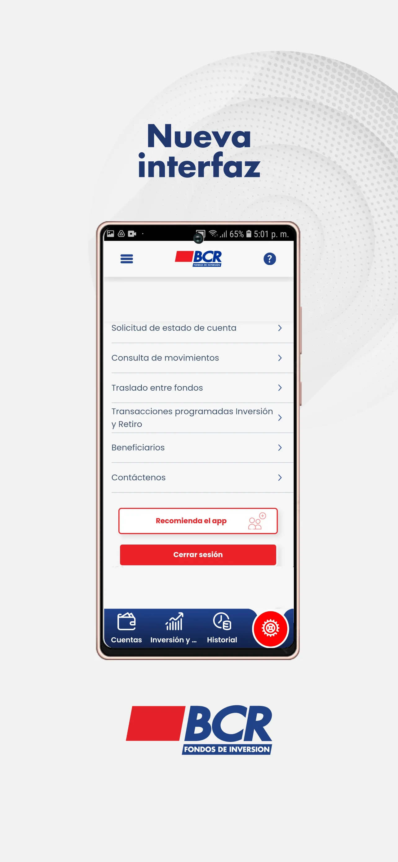 BCR Fondos | Indus Appstore | Screenshot