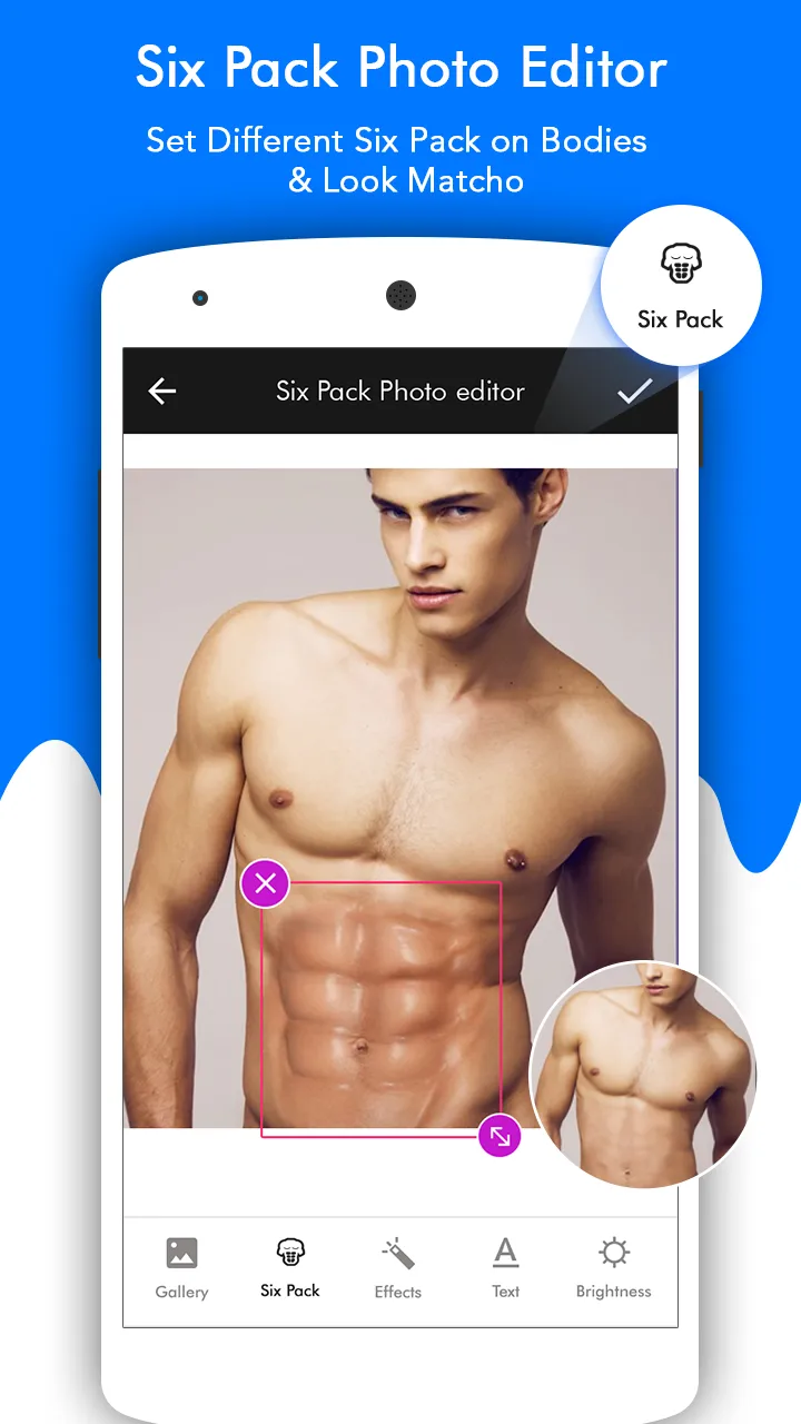 Six Pack Photo Editor | Indus Appstore | Screenshot