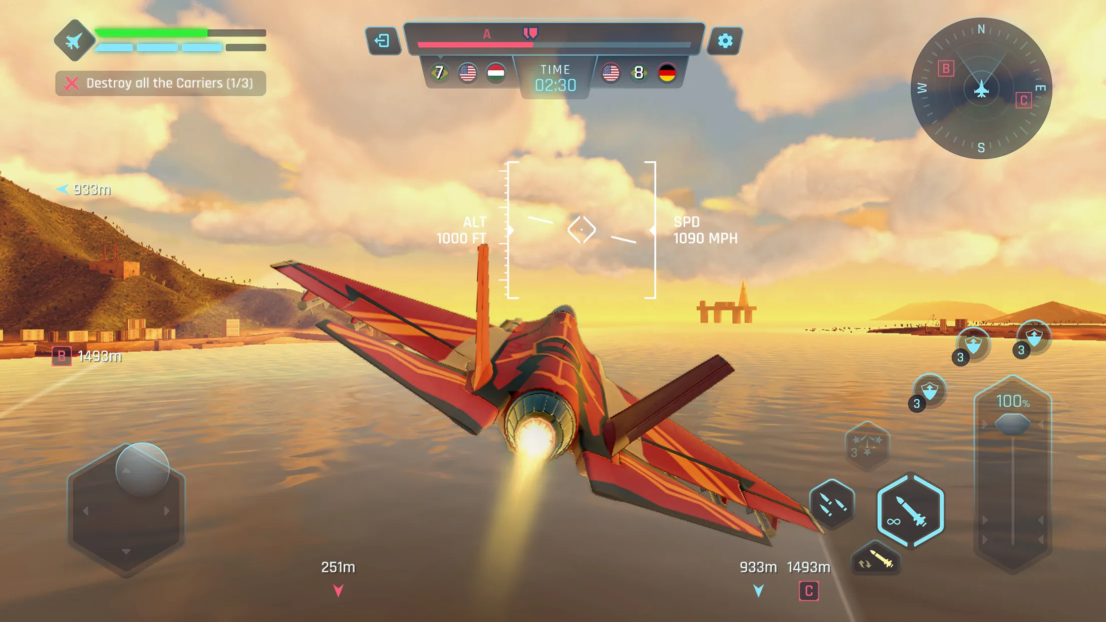 Sky Warriors: Airplane Games | Indus Appstore | Screenshot