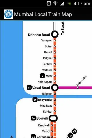 Mumbai Local Train Map | Indus Appstore | Screenshot