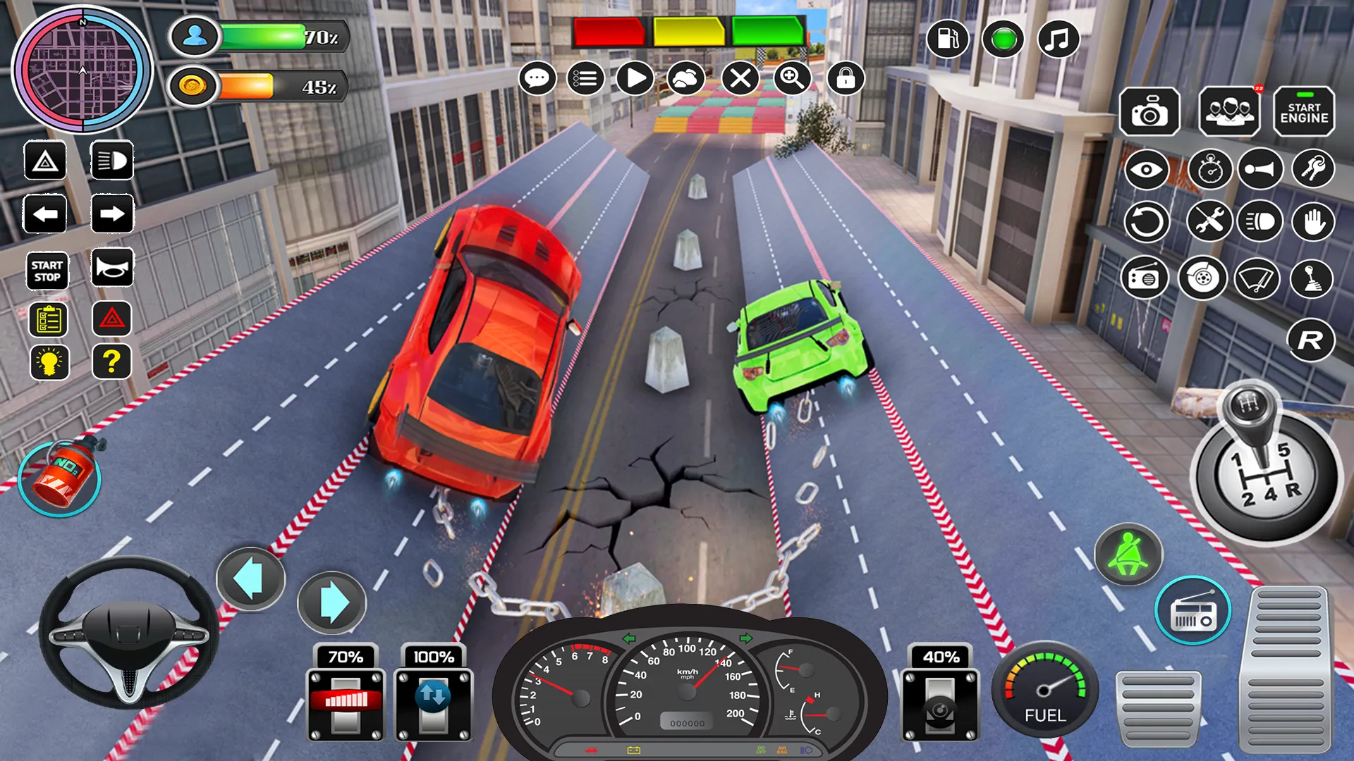 Chained Car Racing Stunts Game | Indus Appstore | Screenshot