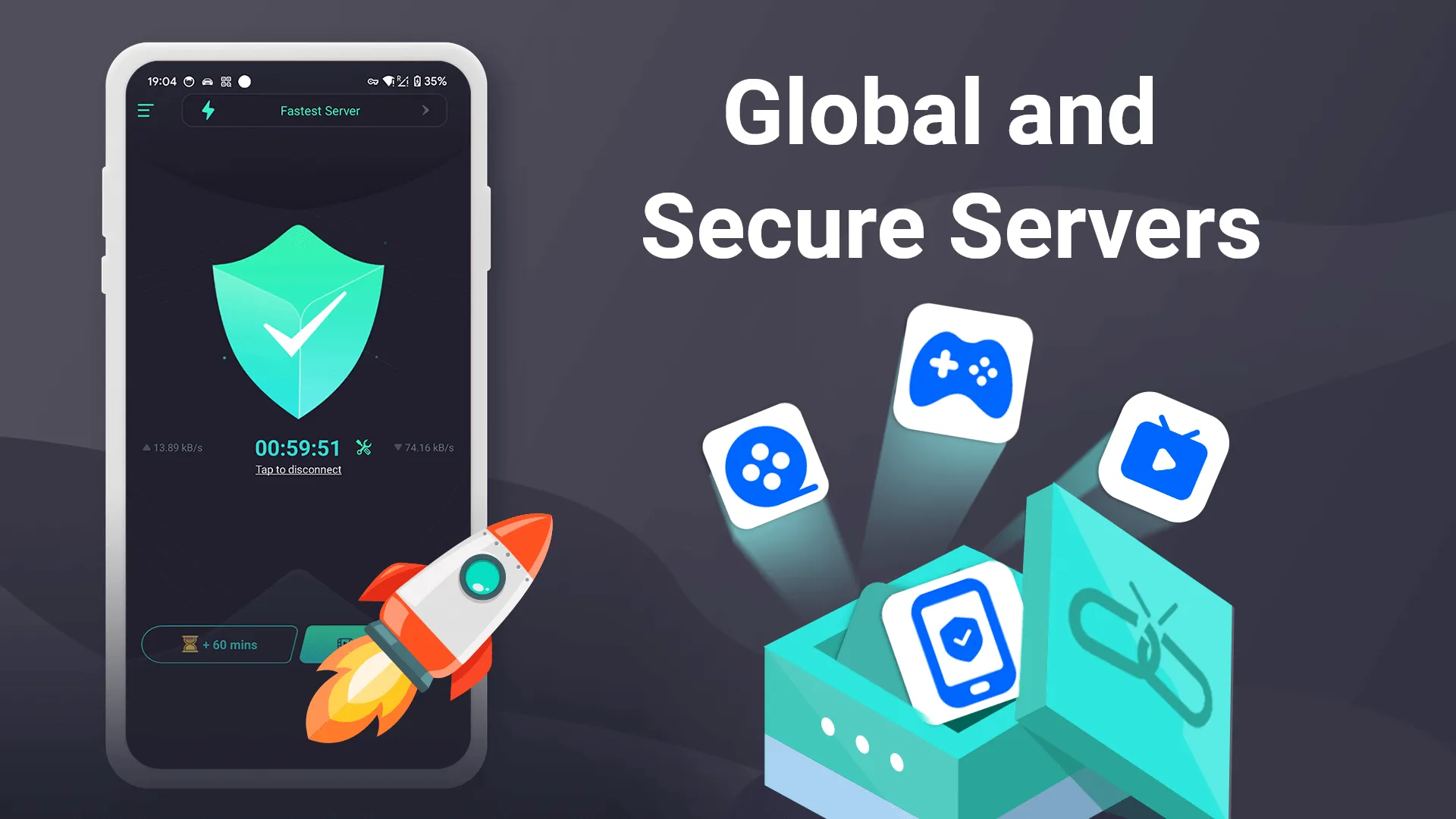Touch VPN - Stable &Security | Indus Appstore | Screenshot