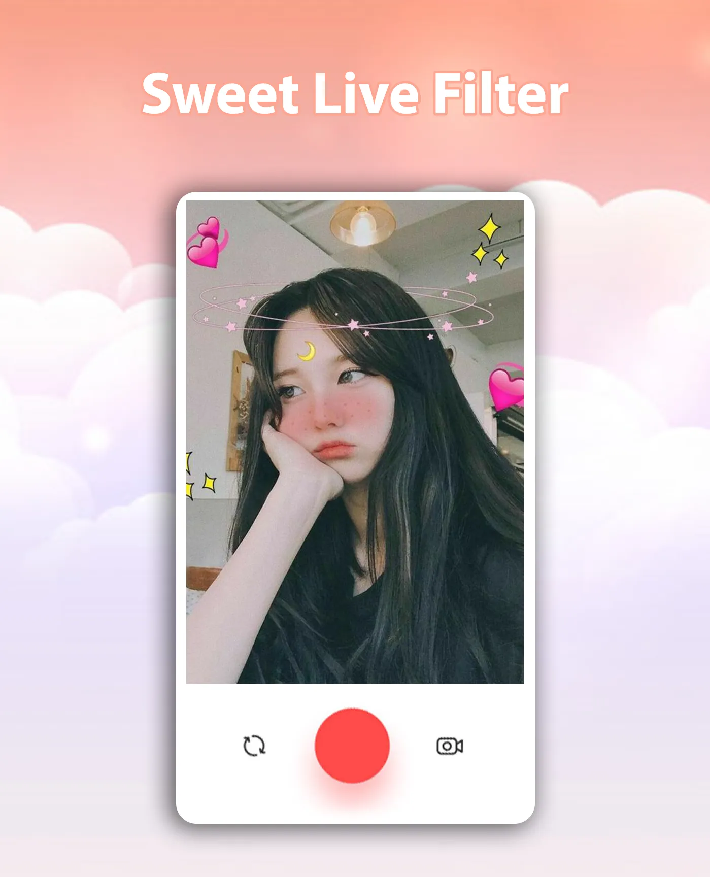 Sweet Live Filter Face Camera | Indus Appstore | Screenshot