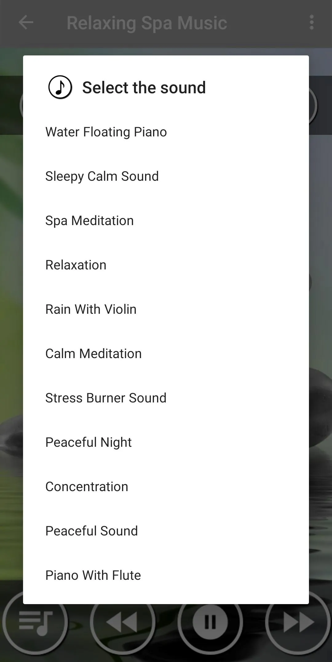 Beautiful Relaxing Spa Music | Indus Appstore | Screenshot