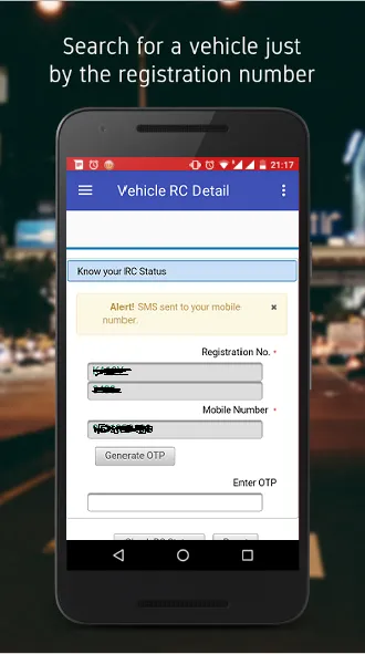 Vehicle RC Detail | Indus Appstore | Screenshot