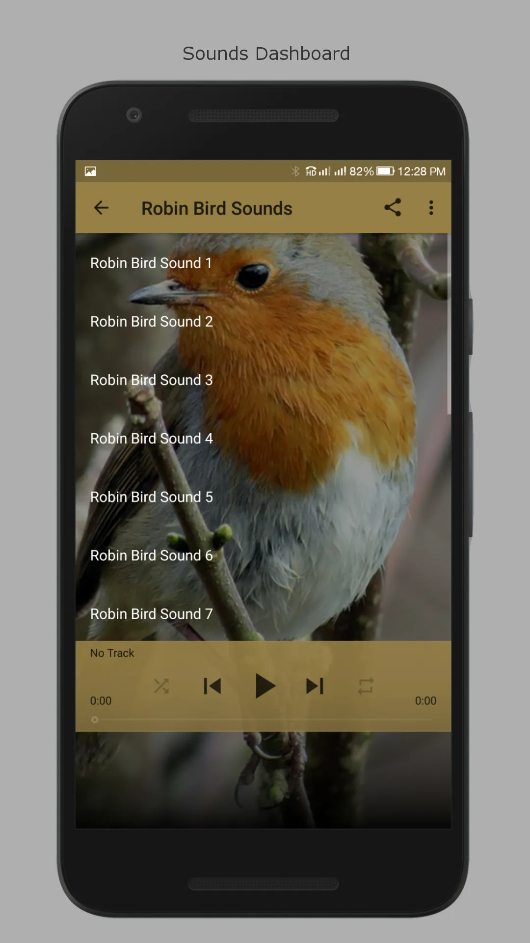 Robin Bird Sounds | Indus Appstore | Screenshot