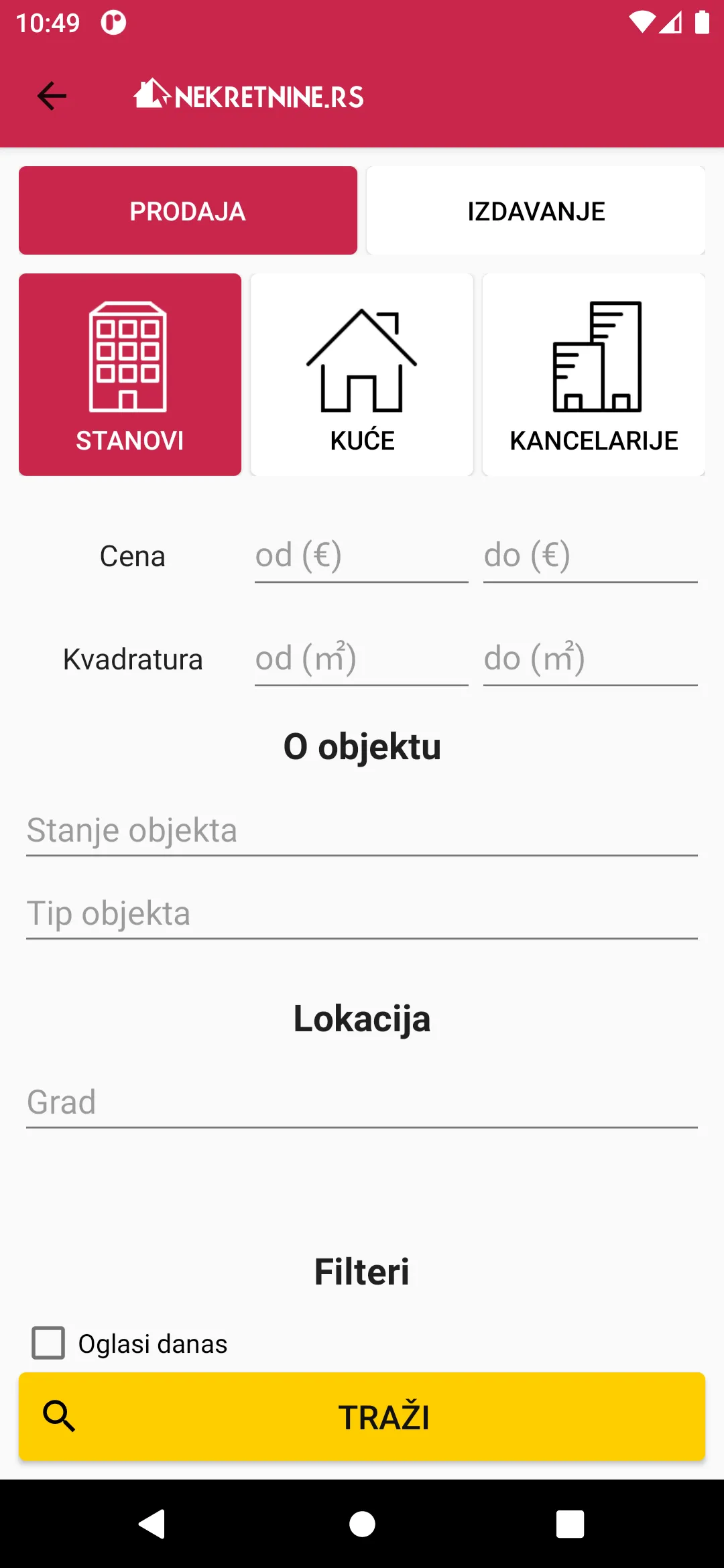 Nekretnine.rs | Indus Appstore | Screenshot