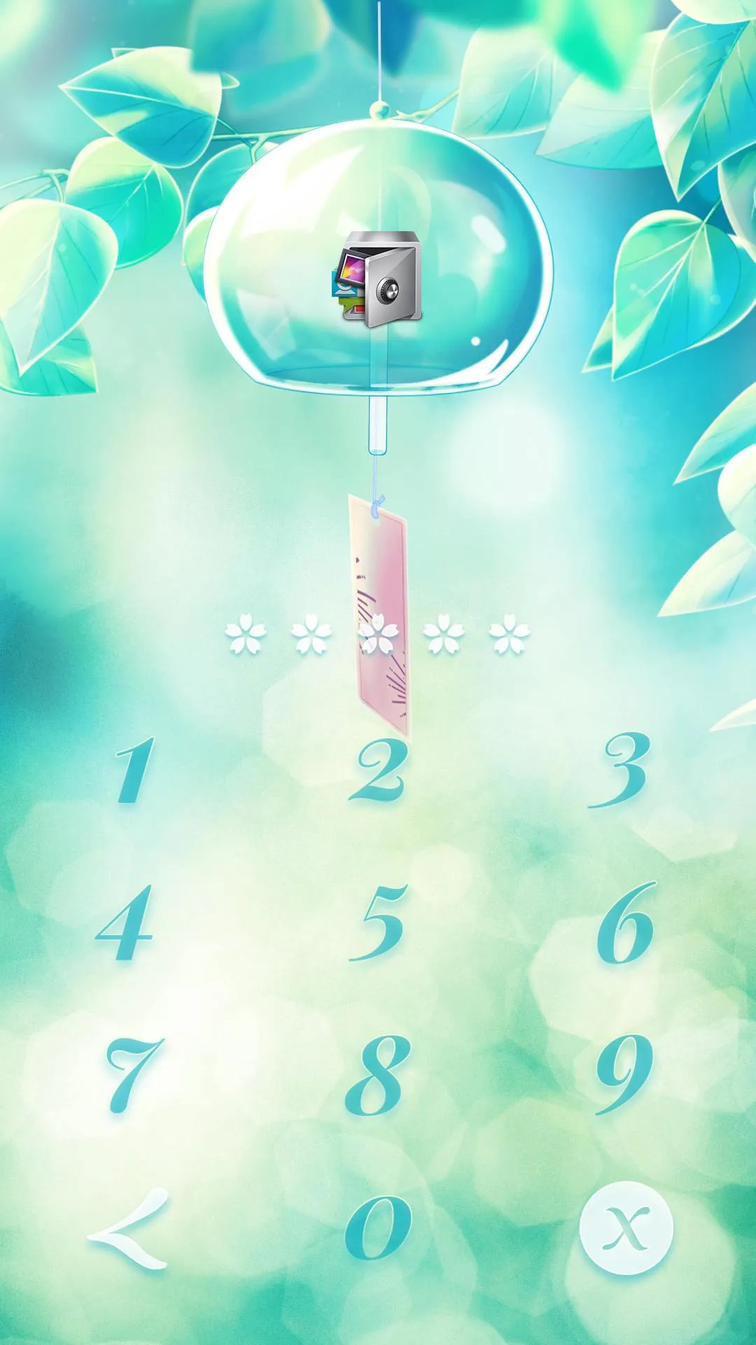 AppLock Live Theme Wind Chime | Indus Appstore | Screenshot