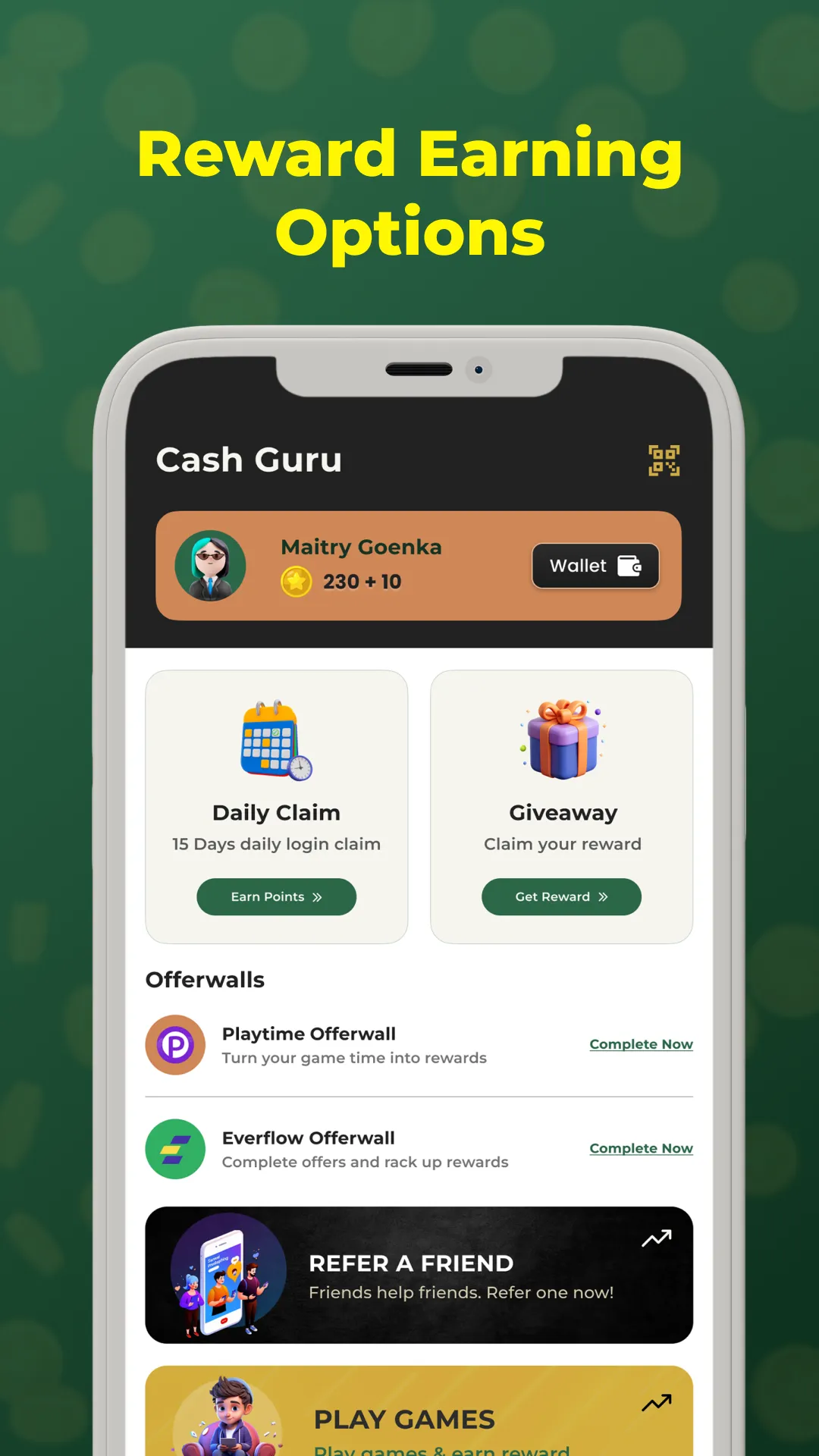 CashGuru : Play & Earn Money | Indus Appstore | Screenshot