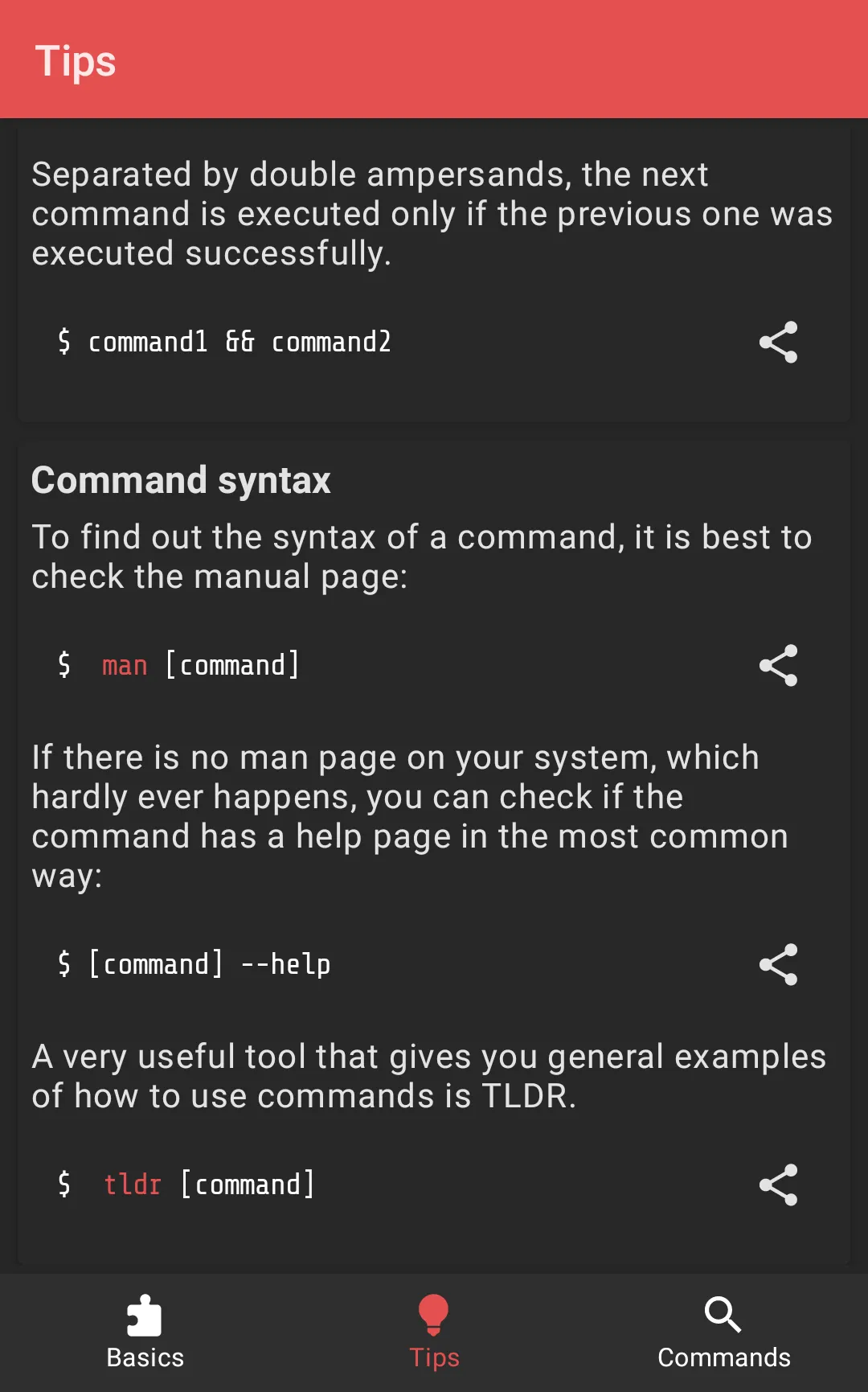 Linux Command Library | Indus Appstore | Screenshot