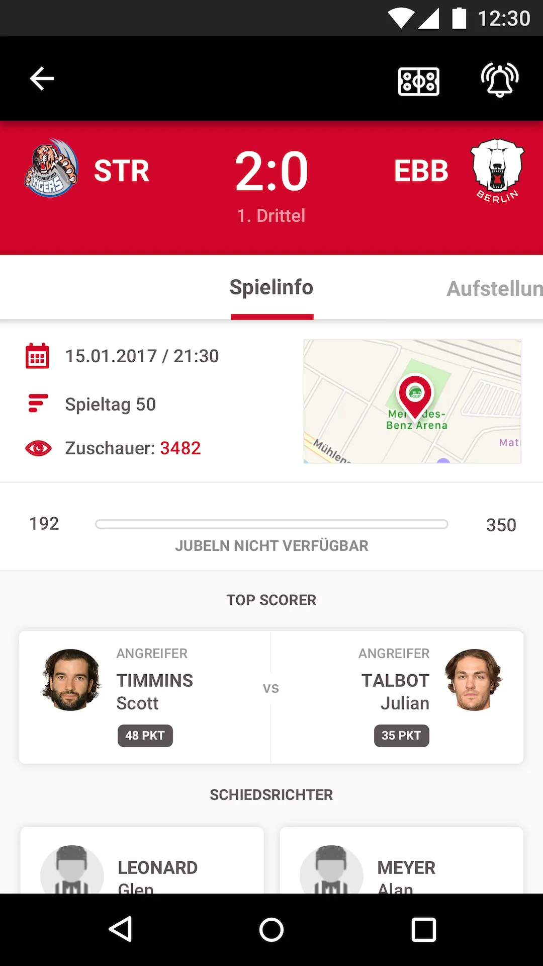 Deutsche Eishockey Liga | Indus Appstore | Screenshot