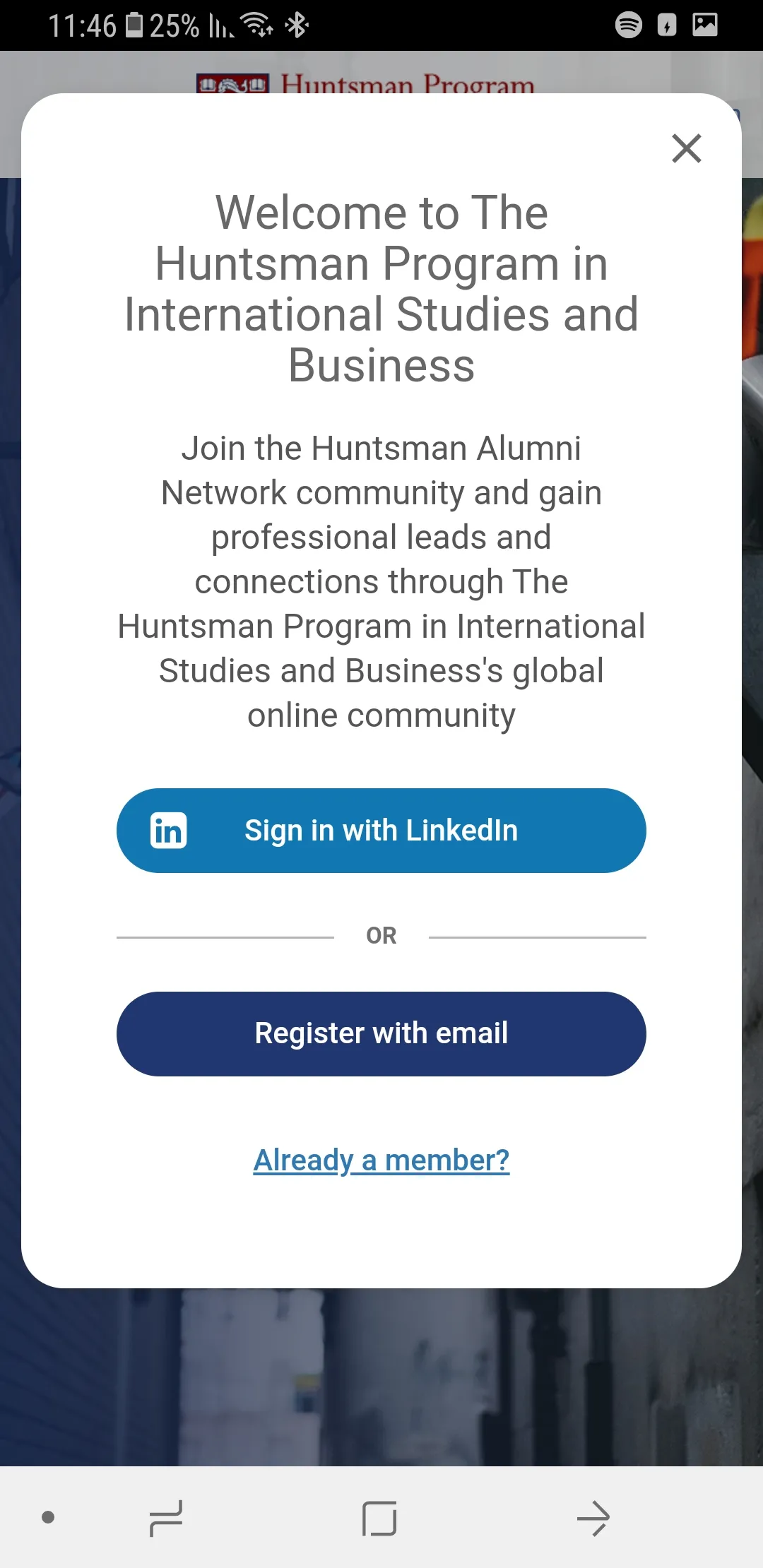 Huntsman Alumni | Indus Appstore | Screenshot