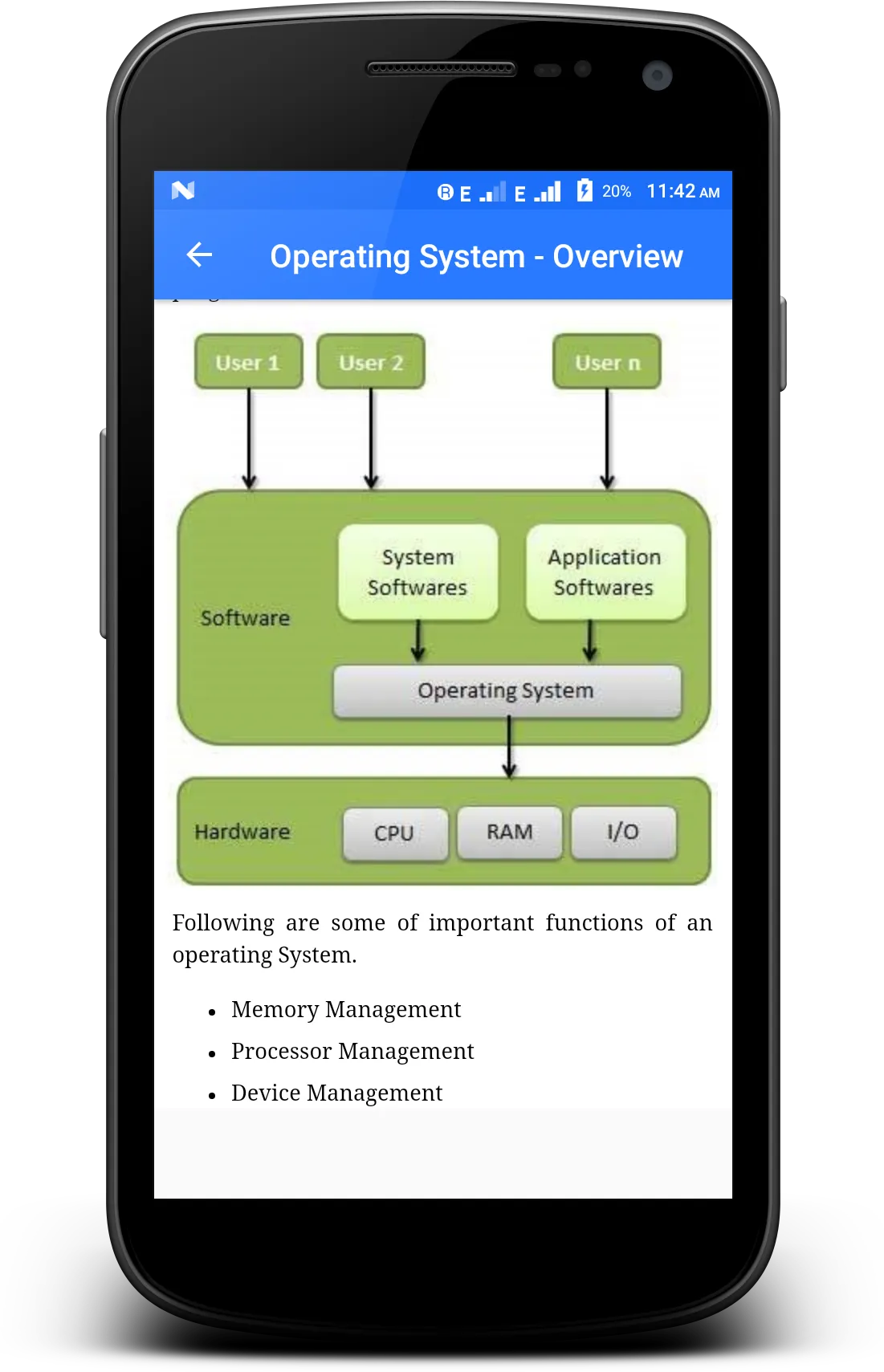 Operating Systems | Indus Appstore | Screenshot