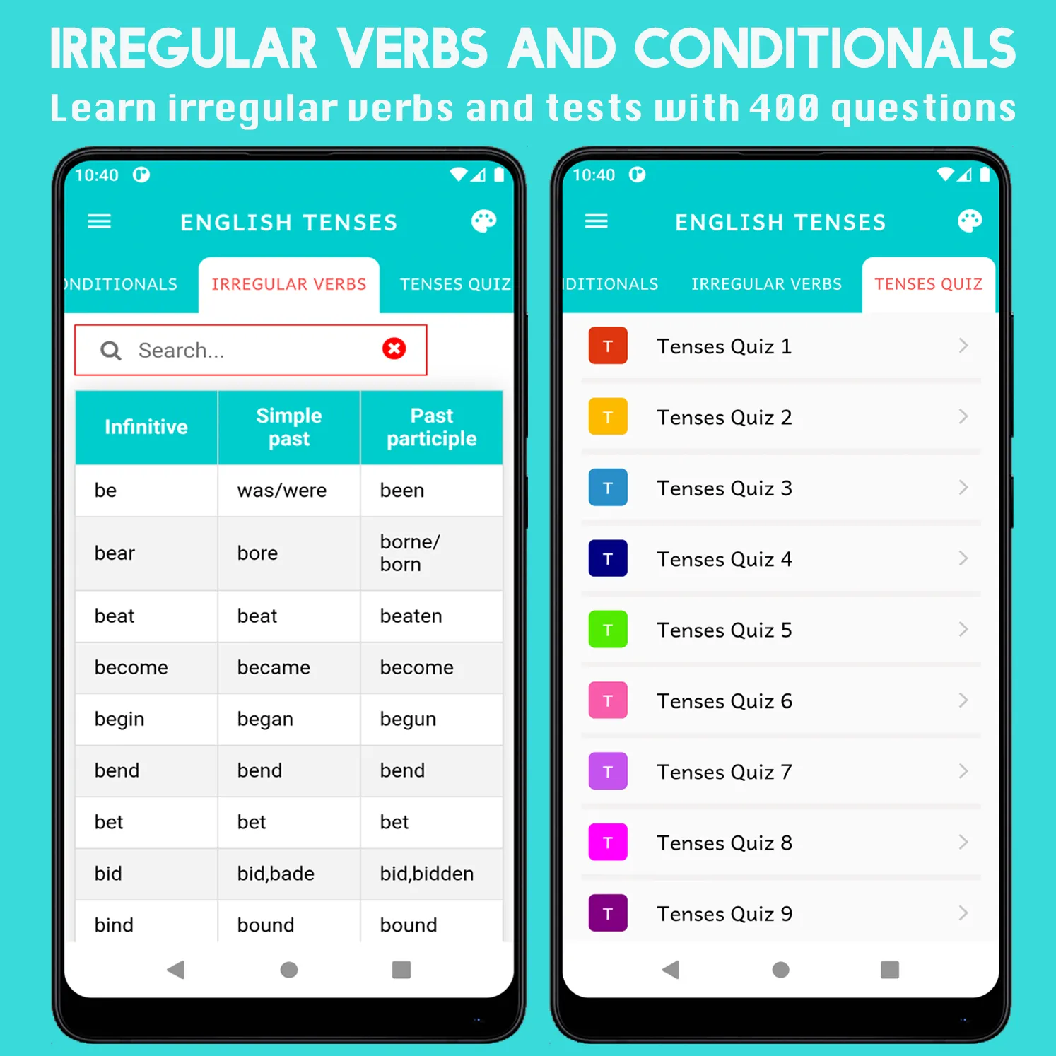 All English Tenses | Indus Appstore | Screenshot