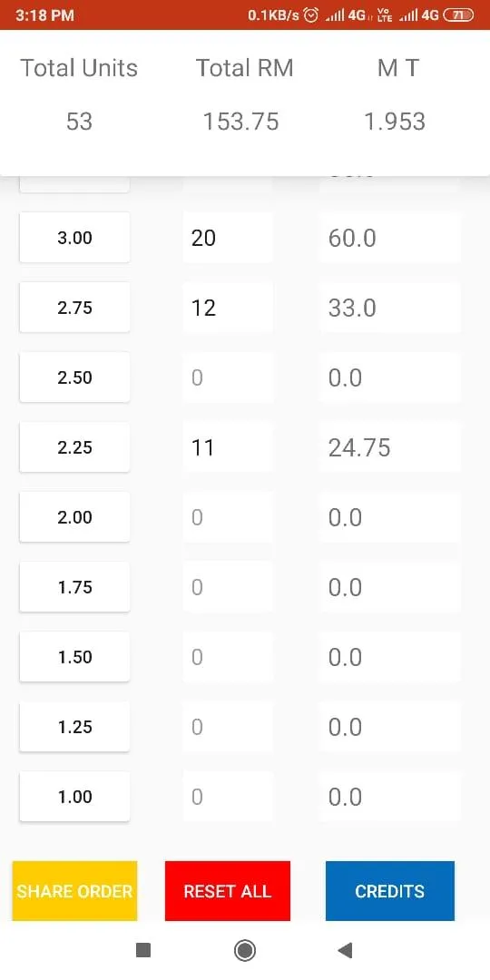 JCPSK Calculator : Cement Shee | Indus Appstore | Screenshot