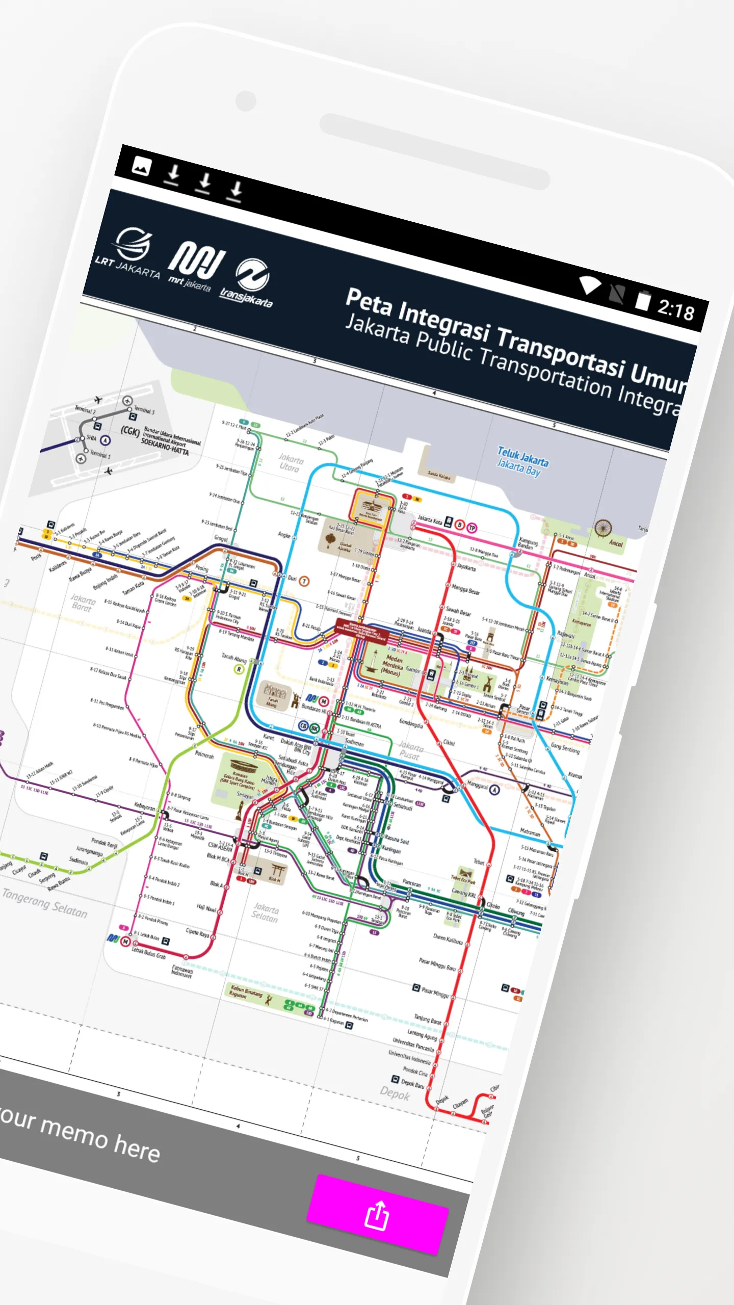 Jakarta MRT LRT Bus Map Guide | Indus Appstore | Screenshot