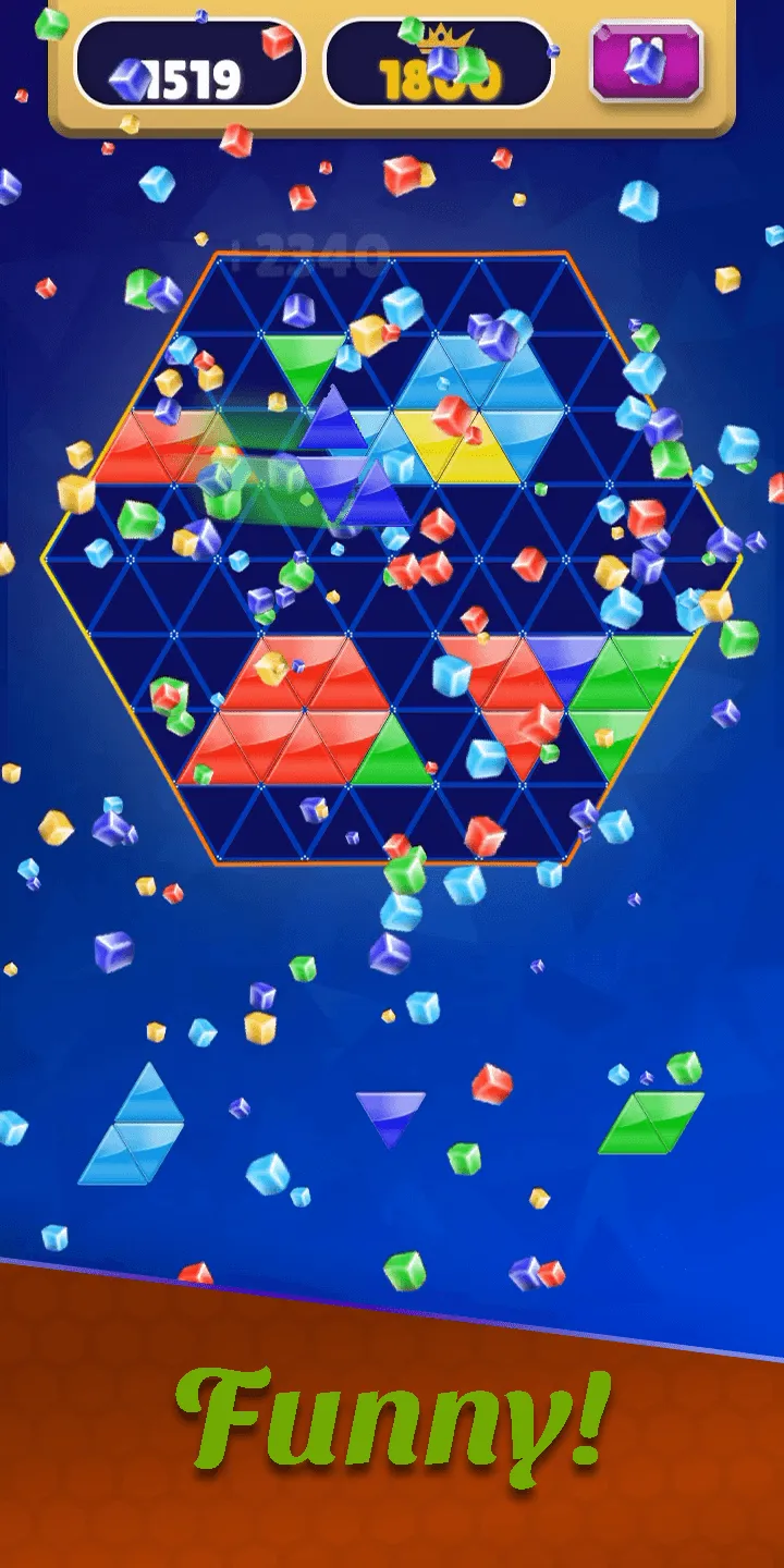 Block Triangle Puzzle! | Indus Appstore | Screenshot