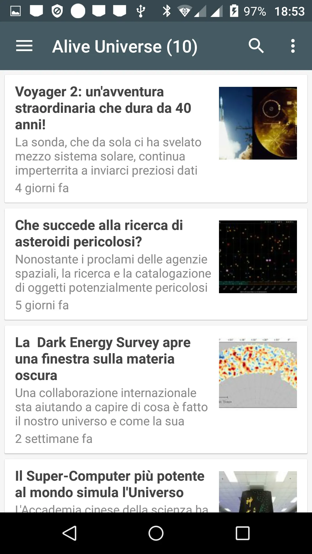 Astronomia Notizie | Indus Appstore | Screenshot