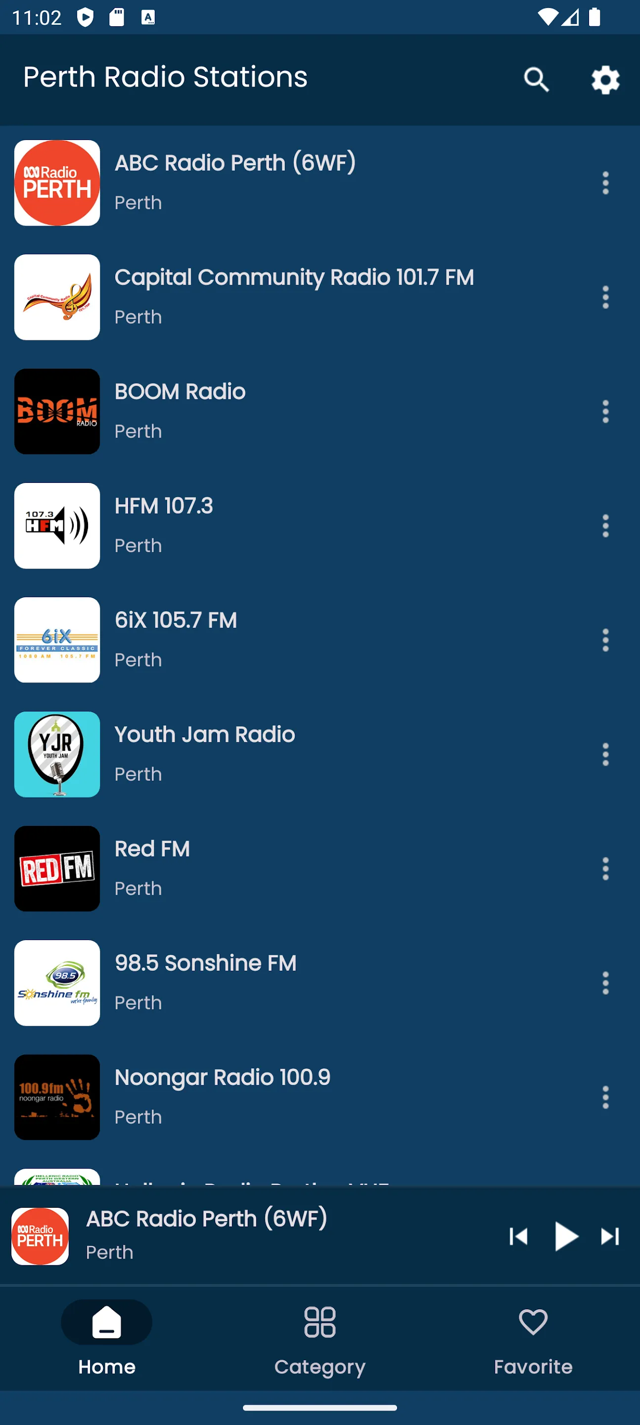 Radios from Perth | Indus Appstore | Screenshot