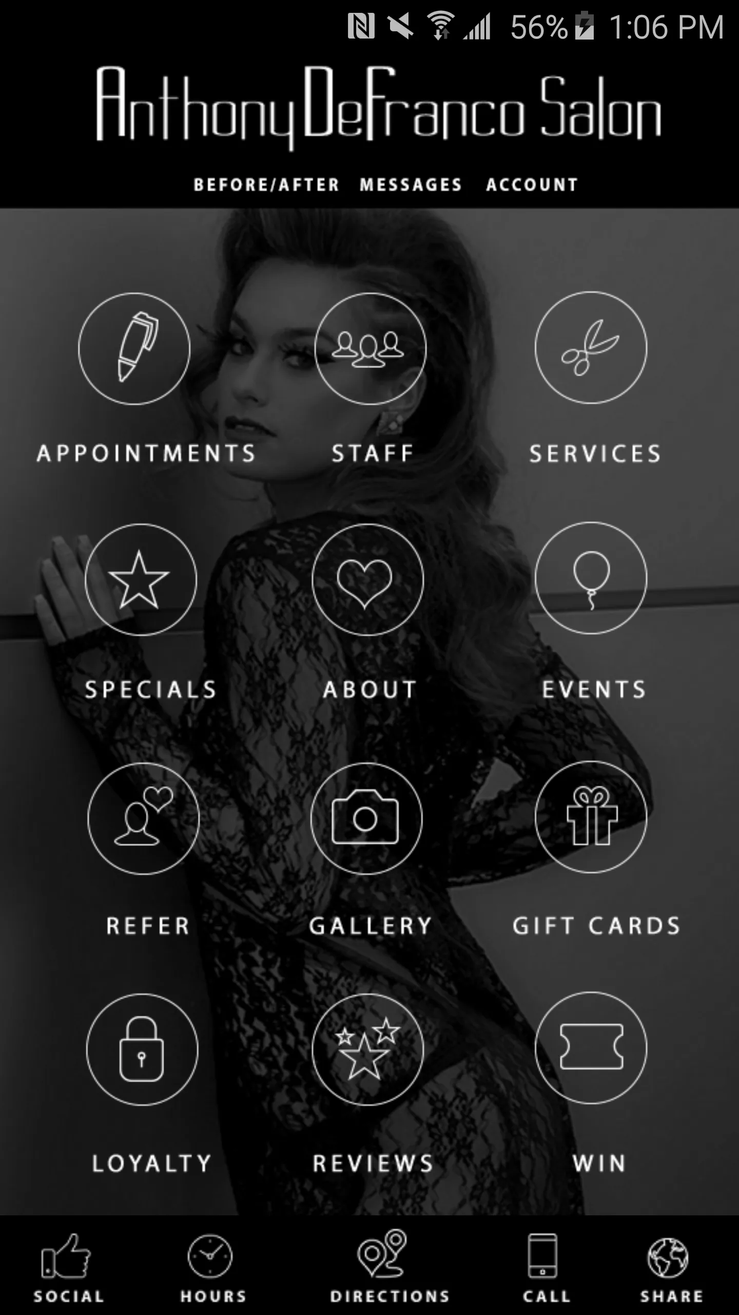 Anthony DeFranco Salon | Indus Appstore | Screenshot