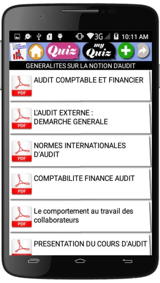 Cours d Audit comptable et fin | Indus Appstore | Screenshot